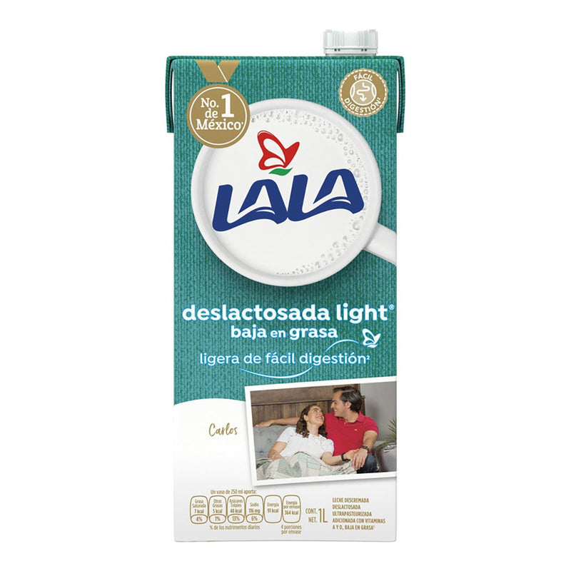 Leche Lala Deslactosada Ligth 1lt UHT