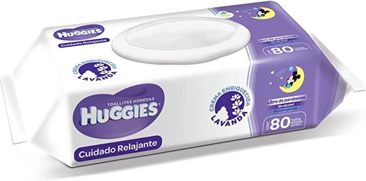 Toallitas humedas Huggies cuidado Hidratante80pz