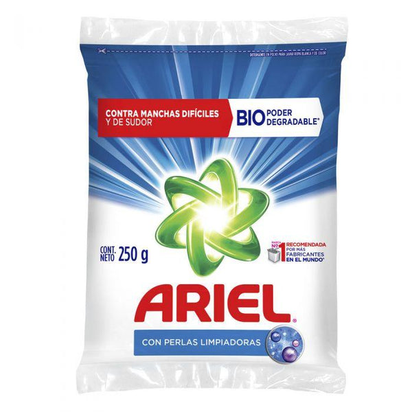Detergente Ariel en polvo Cont. 250gr.