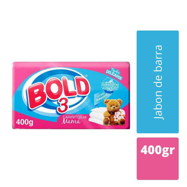 Jabon de lavanderia Bold 3 cariños de mama 400gr