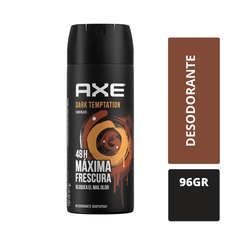 Desodorante en Aerosol Axe Spray Dark Temptation Caballero Cont. 97gr