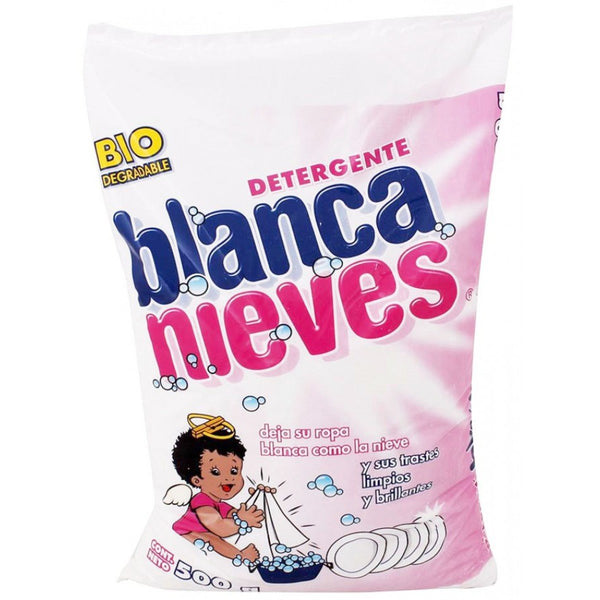 Detergente Blanca Nieves en polvo Cont. 500gr.