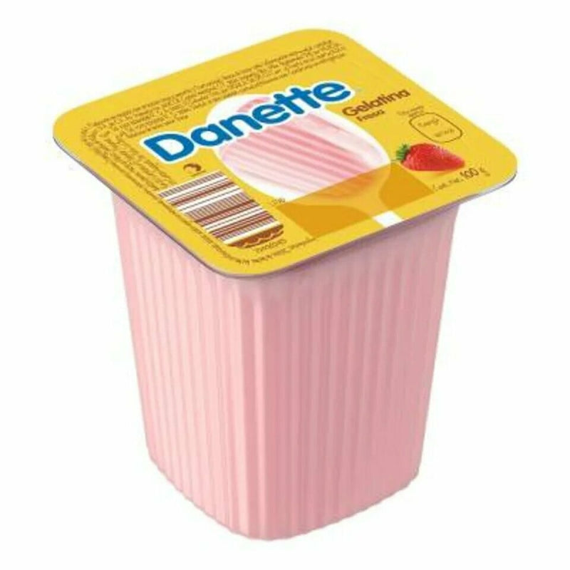 Gelatina Leche Fresa Danette 100g.