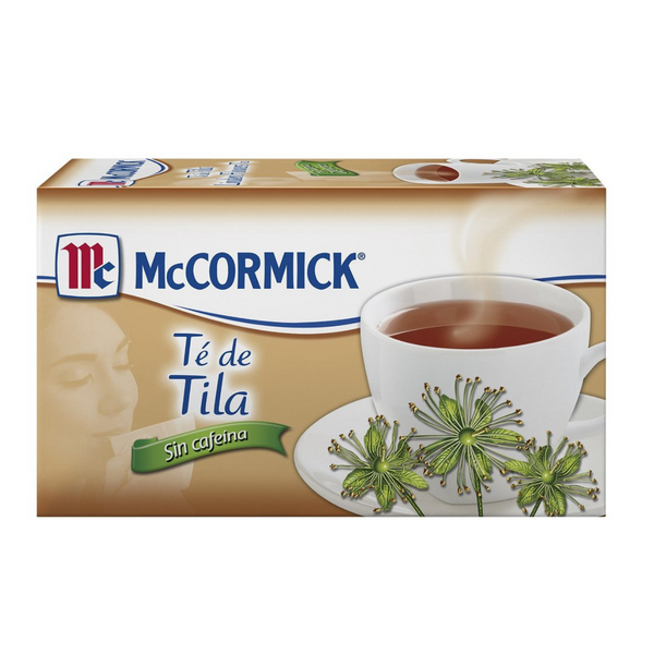 Té de Tila sin cafeína McCormick 25 sobres