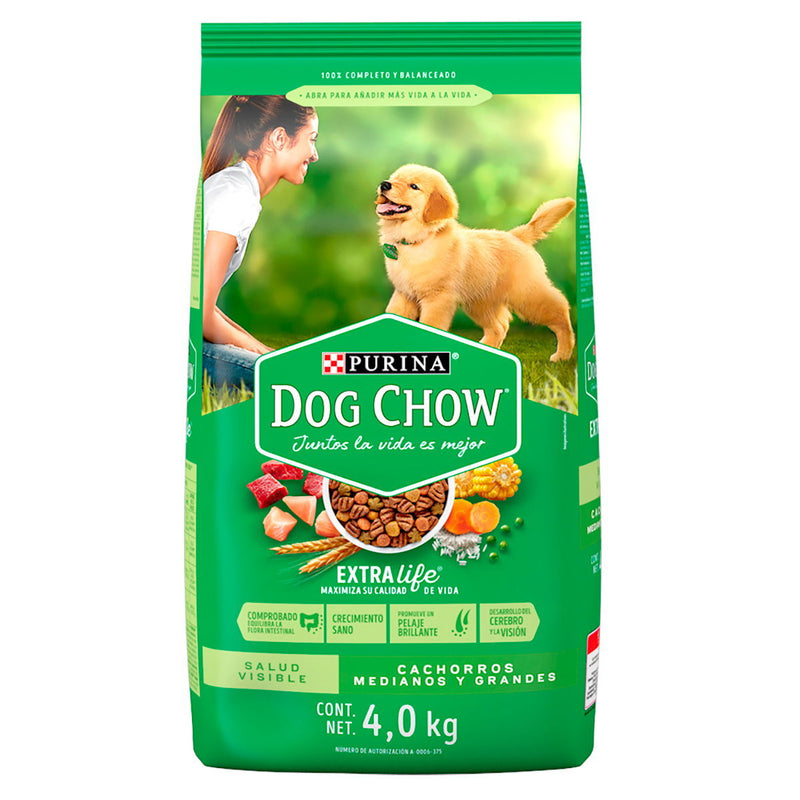 Alimento para perros Purina Dog Chow cachorros grandes y medianos 1kg  (GRANEL)