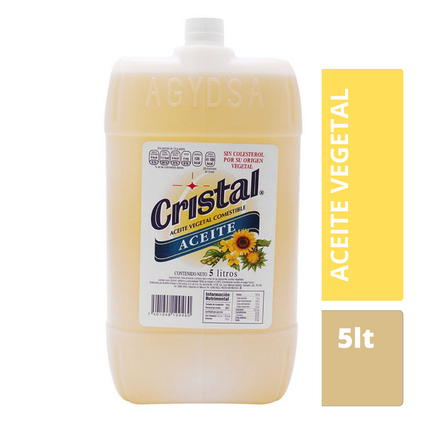 Aceite Vegetal Cristal 5lt