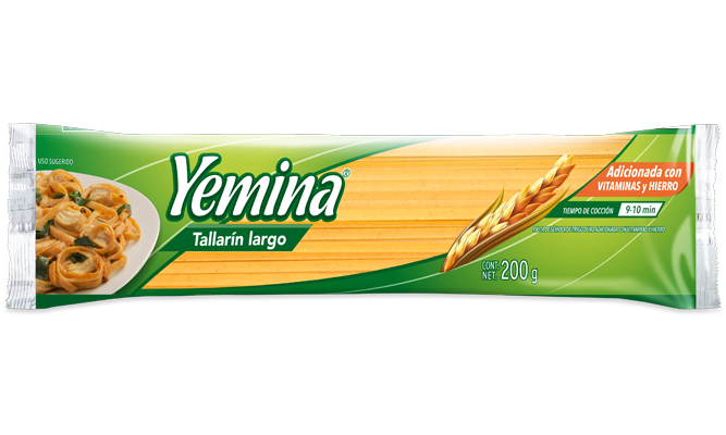 Pasta de spaguetti yemina 200g.