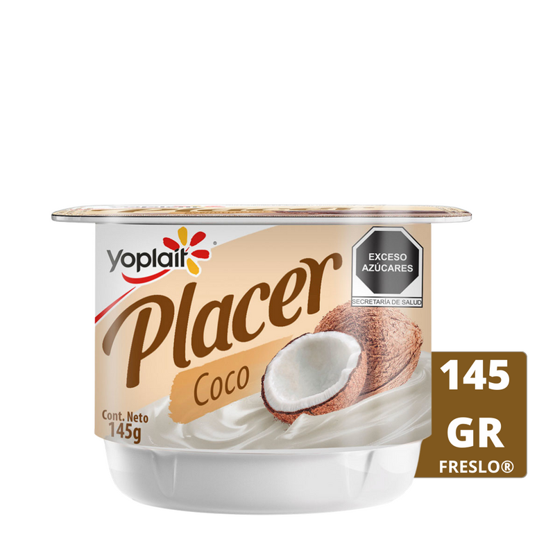 Yoghurt Yoplait Placer sabor coco 145gr