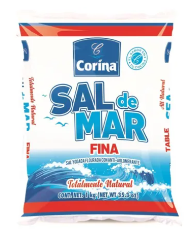 Sal Corina Cont. 1kg.