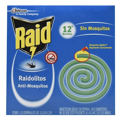 Espiral Raidolito Verde Cont. 10pz.