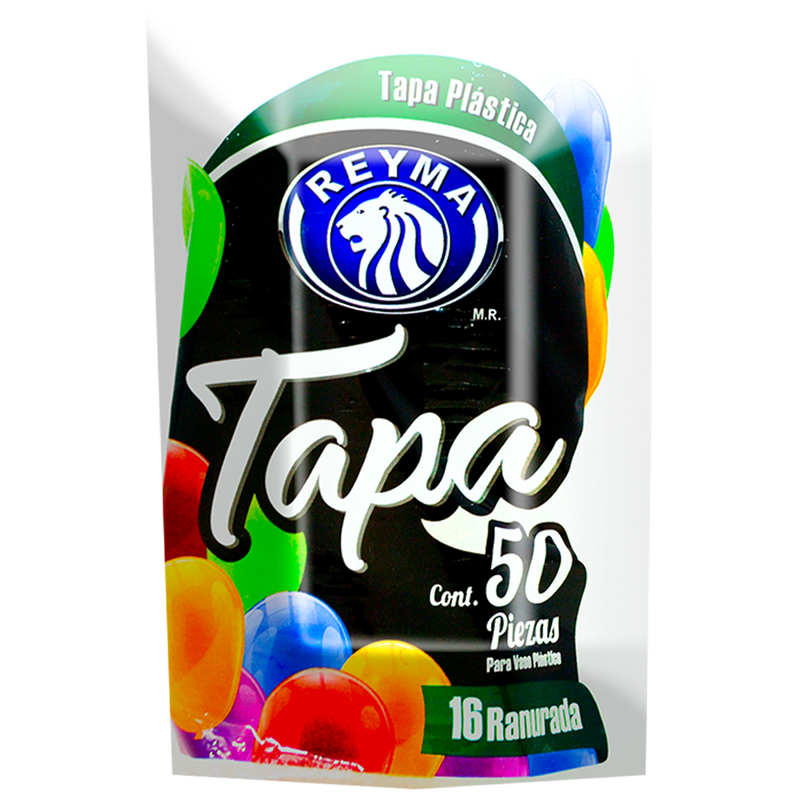 Tapa Plástica 16 Ranurada Reyma Cont. 50 pz.