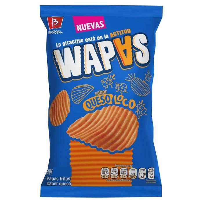 Wapas Queso Loco Barcel Cont. 75gr.