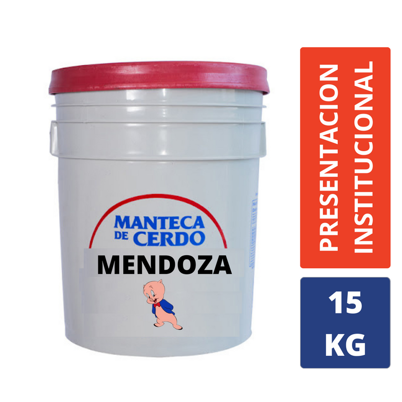 Manteca de cerdo MENDOZA 14kg