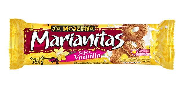 Galletas marianitas vainilla la moderna 185gr