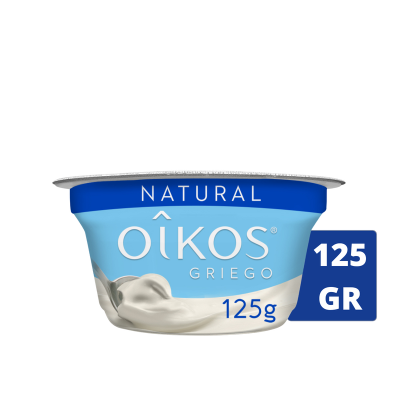 Yoghurt natural Oikos Griego 125g.
