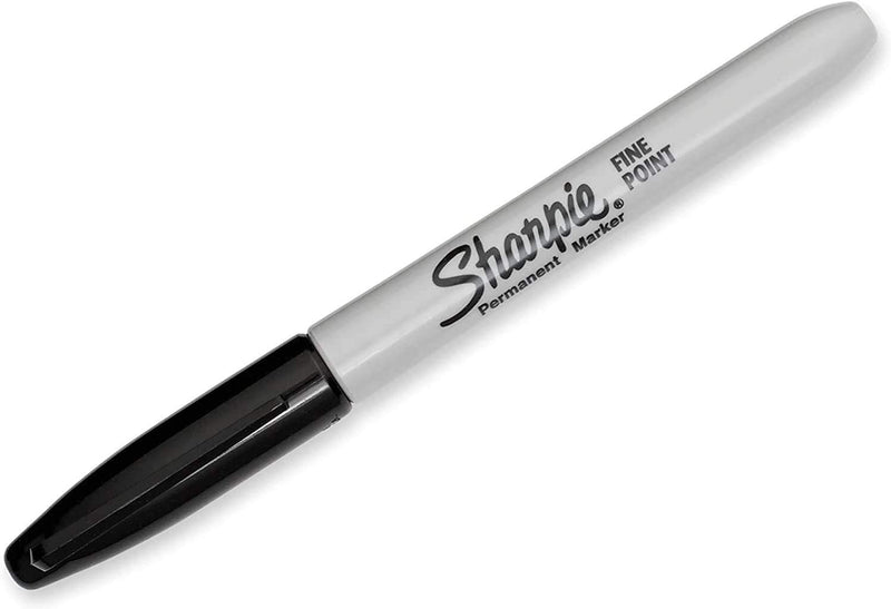 Plumon aceite permanente negro Sharpie cont. 1pz.