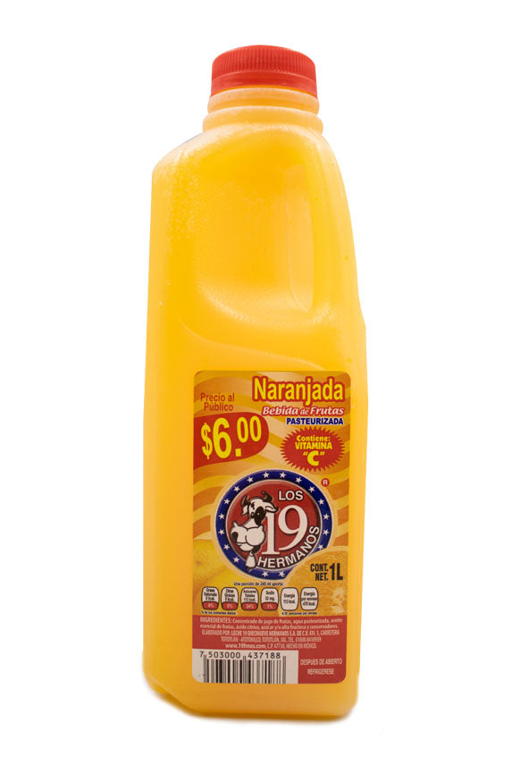 Jugo Naranjada acapulco 1 lt.