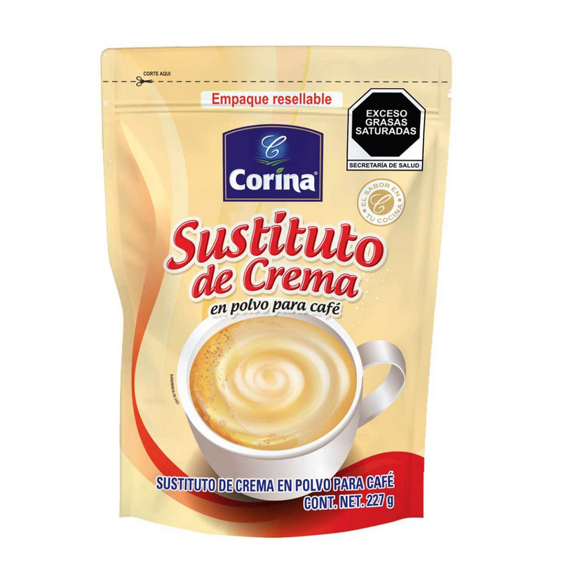 Sustituto de crema en polvo para cafe Corina 210gr